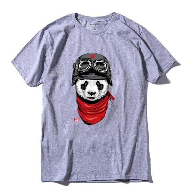 Pánské tričko T2307 světle šedá S