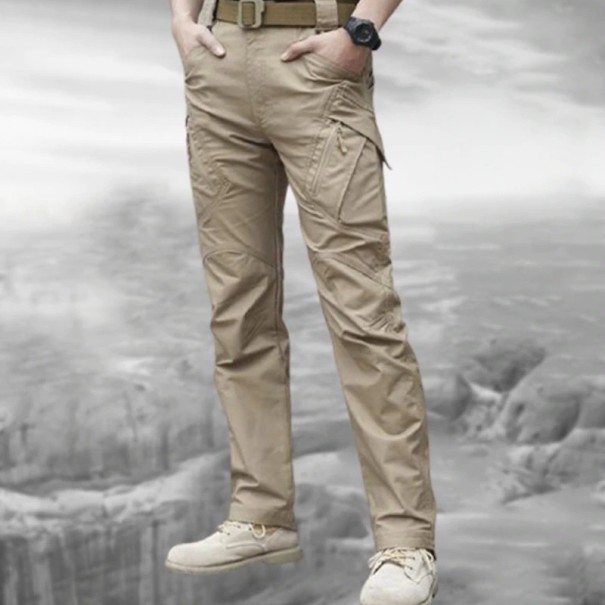 Pánske vojenskej nohavice khaki S
