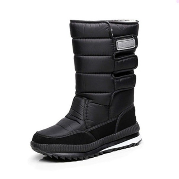 Pánske zimné nepremokavé topánky J2212 čierna 38