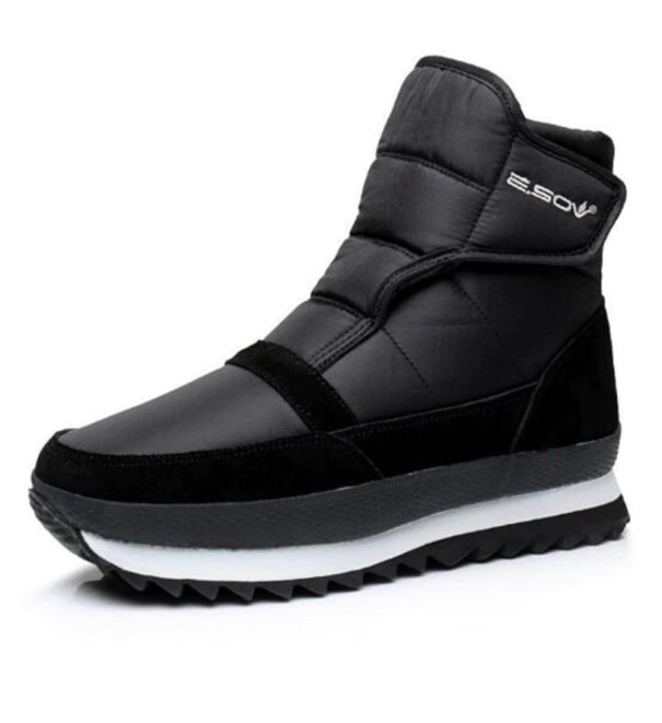 Pánske zimné vysoké topánky na suchý zips J1548 čierna 39