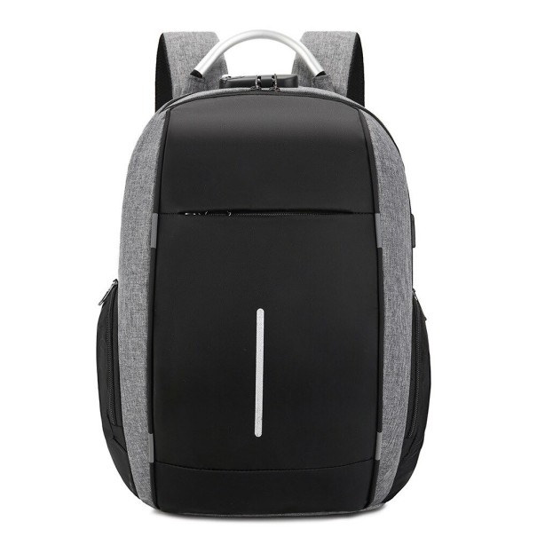 Pánský batoh s USB E957 šedá