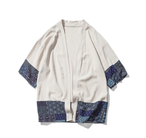 Pánský cardigan A1929 béžova M 1