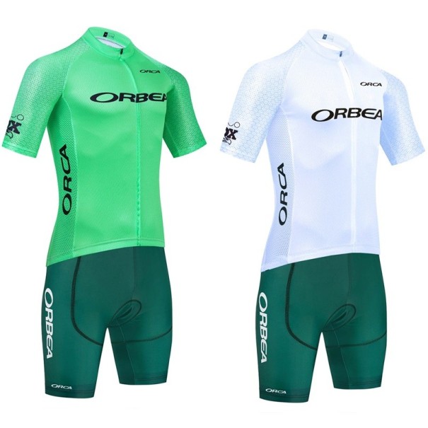 Pánský cyklistický dres s krátkým rukávem na zip, 3 zadní kapsy, pro cyklistiku, sport a volnočasové aktivity 1