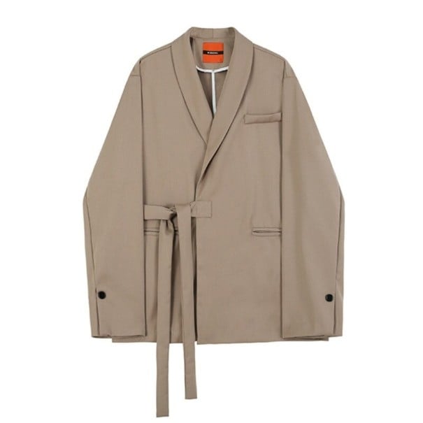 Pánský kabát A2649 khaki M