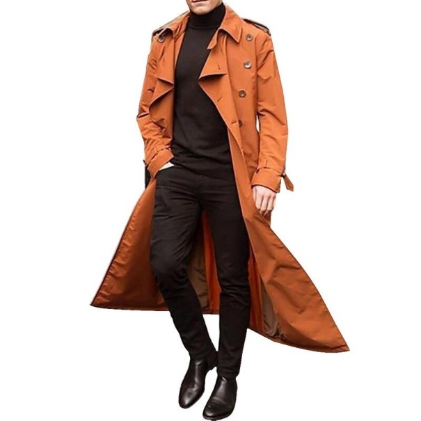 Pánsky kabát F1111 oranžová S