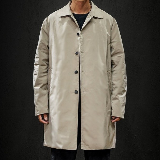 Pánsky kabát F1291 khaki L