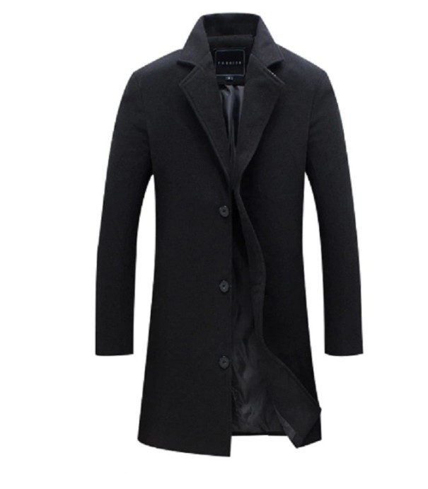 Pánsky kabát J3168 čierna XL