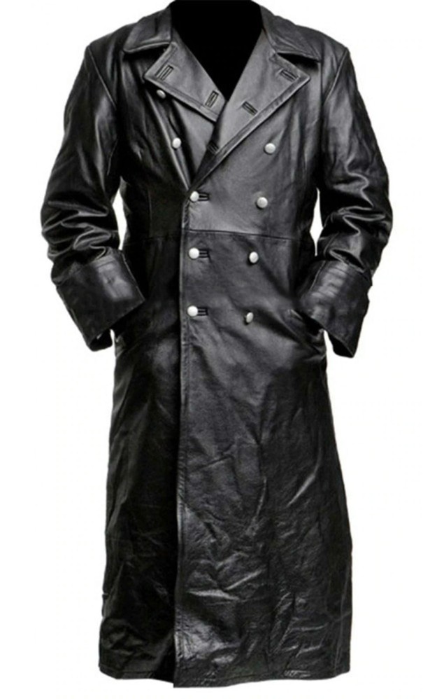 Pánsky kožený kabát F1256 XXL