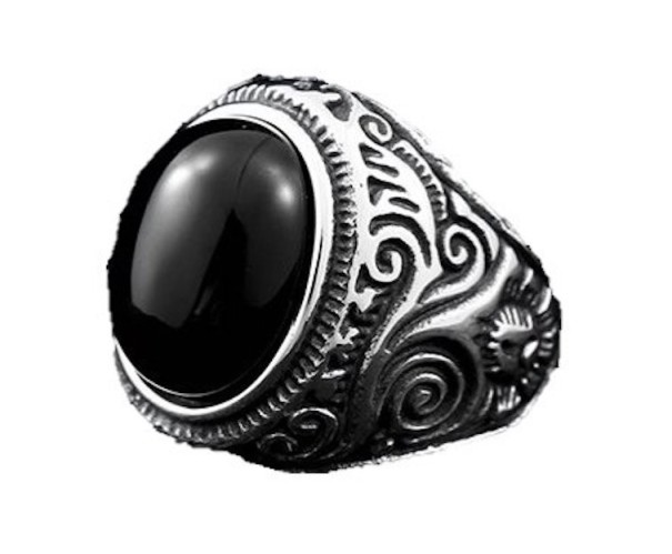 Pánský prsten Gotika J2224 černá 11