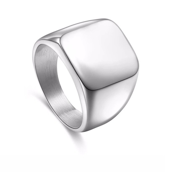 Pánský prsten s ploškou J2226 stříbrná 12