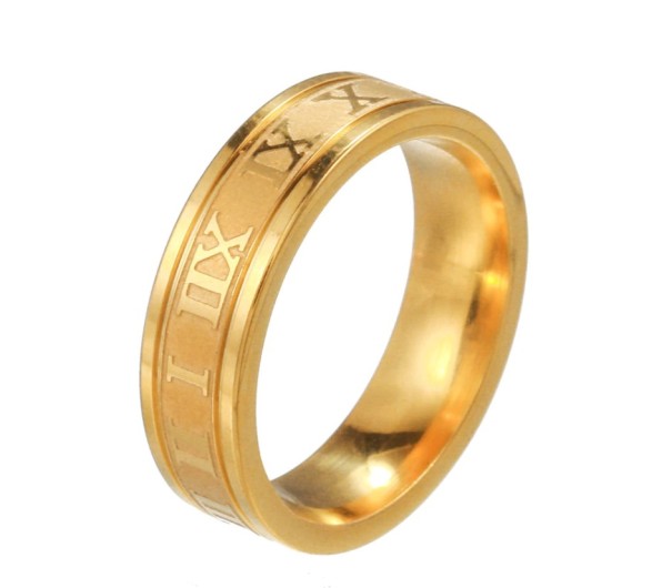 Pánský prstýnek D2532 zlatá 8