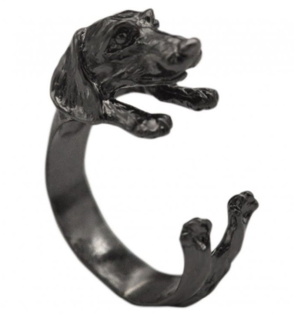 Pánský psí prsten J2230 černá