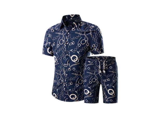 Pánský set s pouty - Košile a kraťasy 3XL
