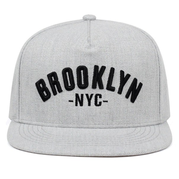 Pánsky snapback Brooklyn sivá