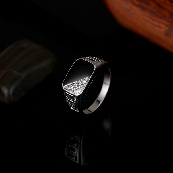 Pánský svatební prsten J1566 stříbrná 10