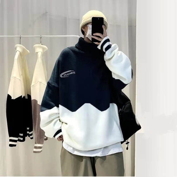 Pánský svetr s rolákem F306 XS 5