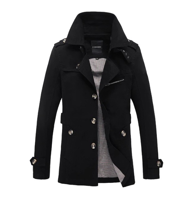 Pánský zimní kabát J981 černá XXL