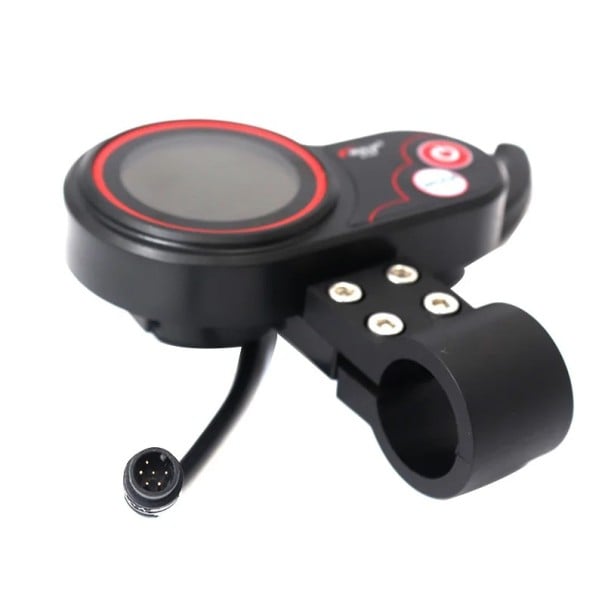 Pantalla de tablero con 6 pines para scooter eléctrico, panel de control LCD con indicador de velocidad, estado de batería y cambio de modos 1