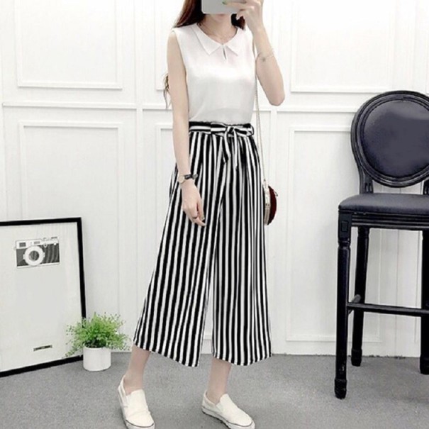 Pantalón 3/4 mujer con lazo M 4
