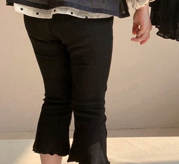 Pantalón niña T2424 negro 3
