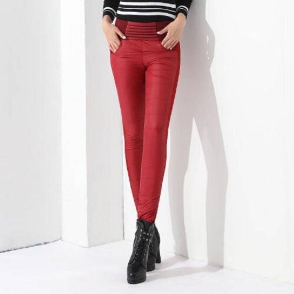 Pantalones aislantes para mujer rojo L