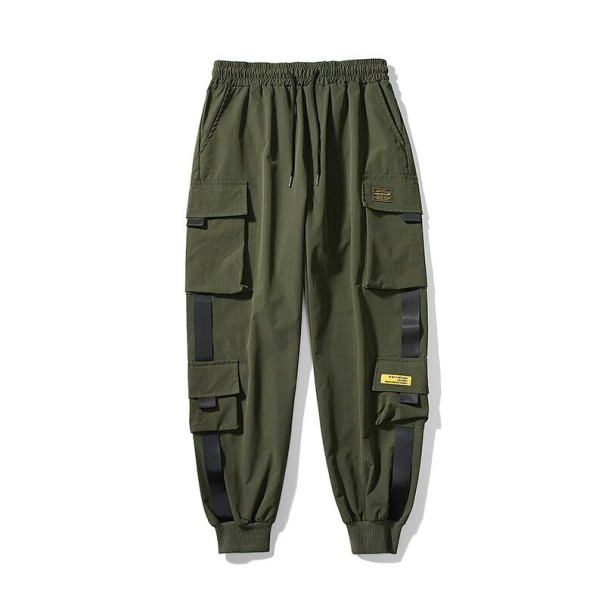 Pantalones cargo A3110 verde militar S 1