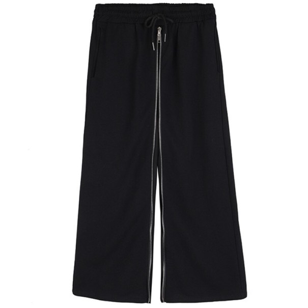 Pantalones con cremallera para mujer L