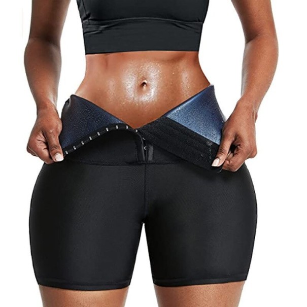 Pantalones cortos adelgazantes de neopreno azul S/M