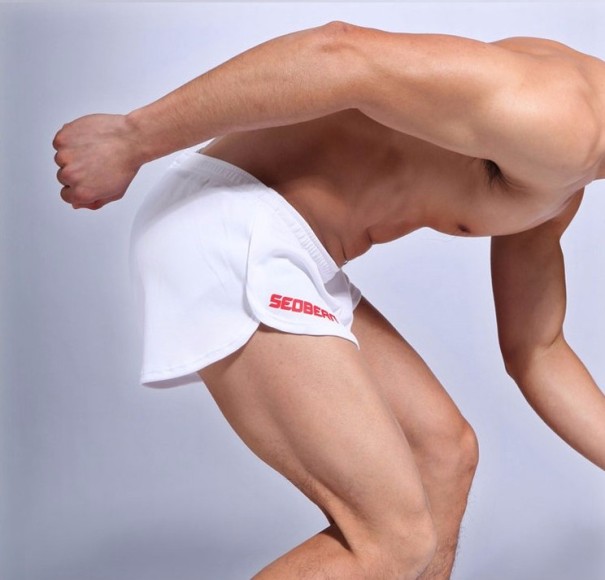Pantalones cortos Brandon para hombre blanco XS