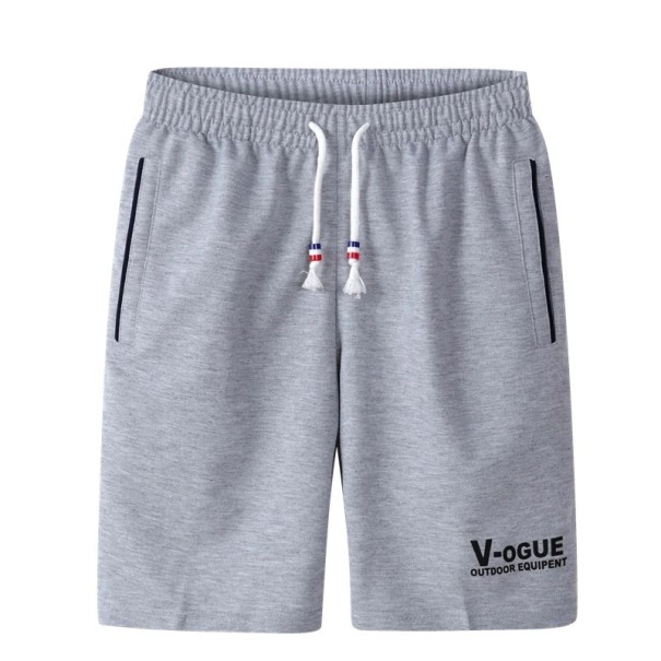 Pantalones cortos Bryan para hombre gris claro XXL
