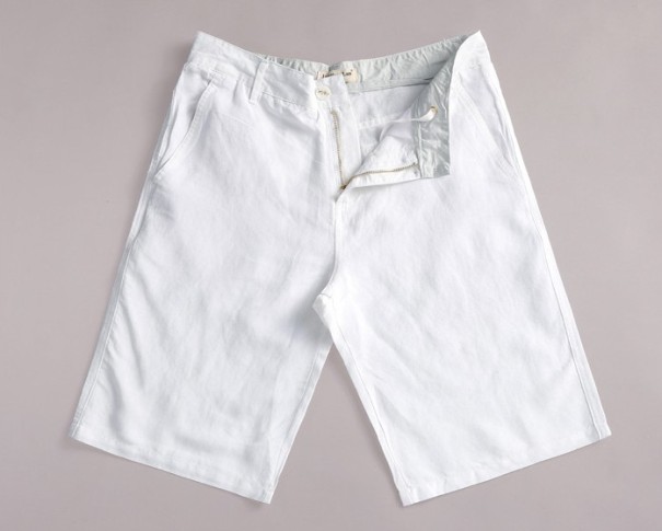 Pantalones cortos de hombre A1022 blanco 32