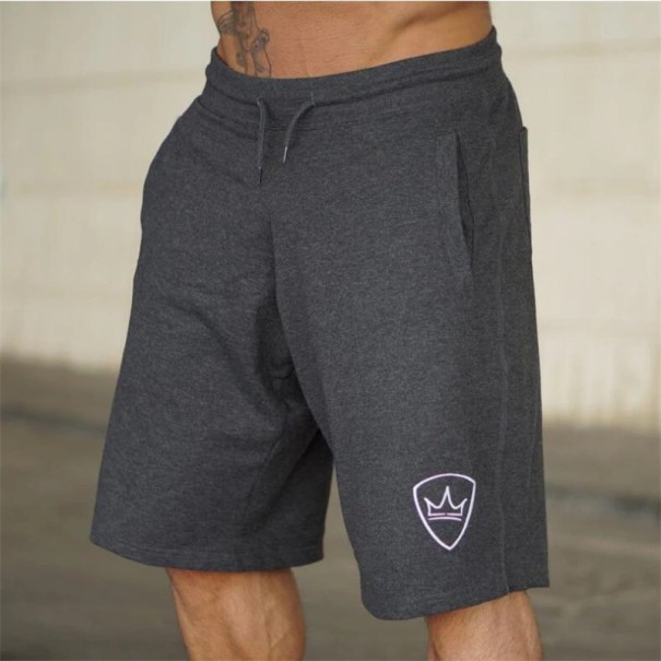 Pantalones cortos de hombre Steven gris oscuro S