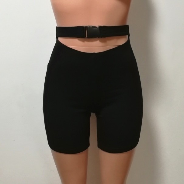 Pantalones cortos de mujer con cinturón M