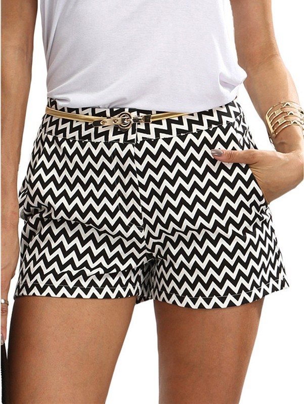 Pantalones cortos de mujer con estampado M 1
