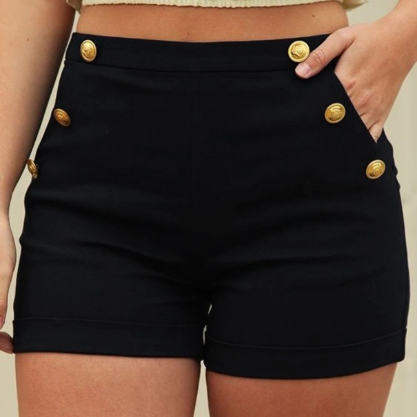 Pantalones cortos de mujer con tachuelas 3XL