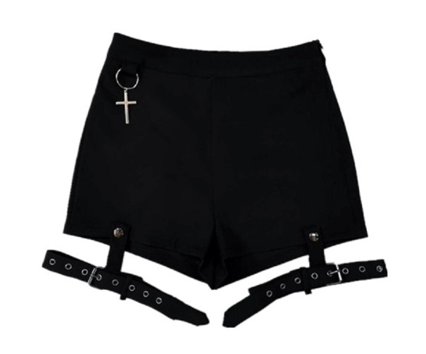 Pantalones cortos de mujer con una cruz M
