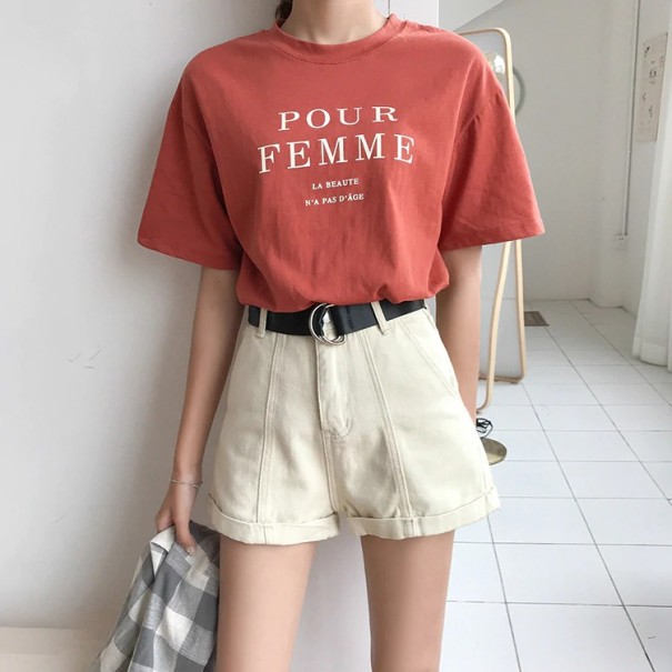 Pantalones cortos de mujer Kara crema L