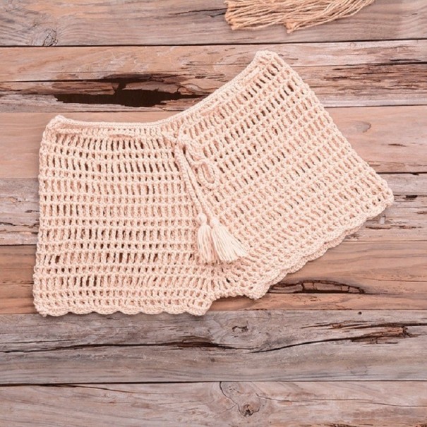 Pantalones cortos de playa para mujer beige