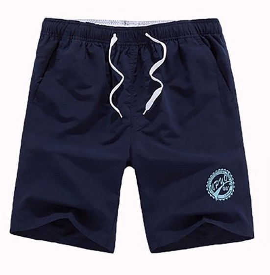 Pantalones cortos de verano para hombre J960 azul oscuro L