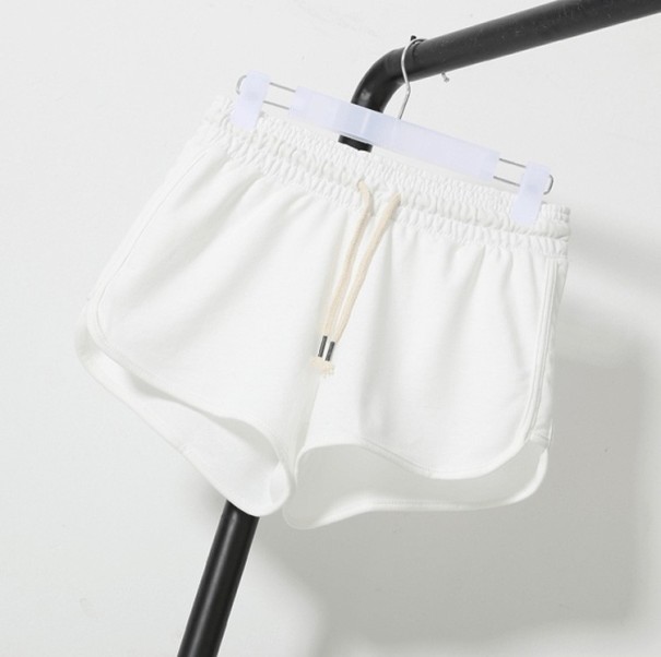 Pantalones cortos deportivos para mujer blanco XS