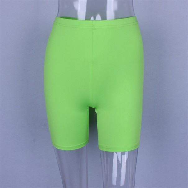 Pantalones cortos elásticos de mujer Isabella verde S