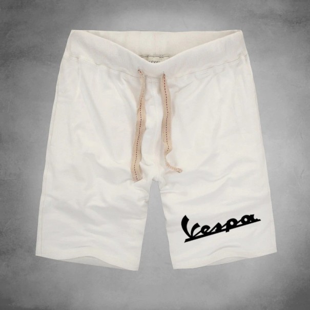 Pantalones cortos elegantes para hombre A874 blanco XXS