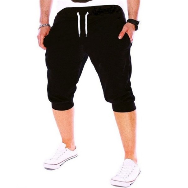 Pantalones cortos elegantes para hombre Muchos negro XS