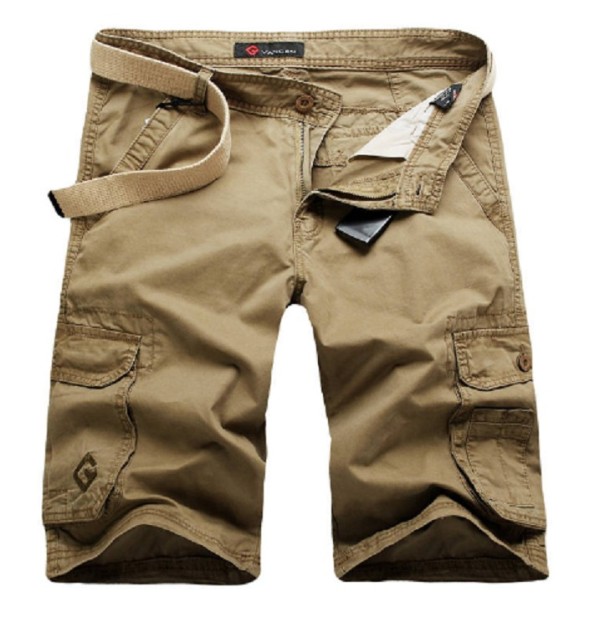 Pantalones cortos Mason elegantes para hombre beige 28