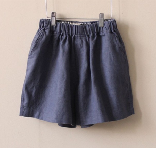 Pantalones cortos Olivia para mujer azul oscuro L