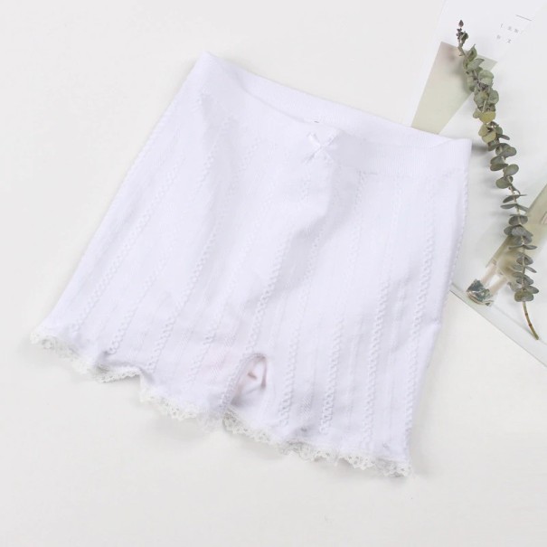 Pantalones cortos para dormir de mujer blanco