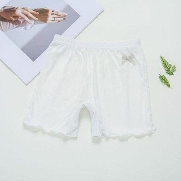 Pantalones cortos para niñas N688 blanco 6