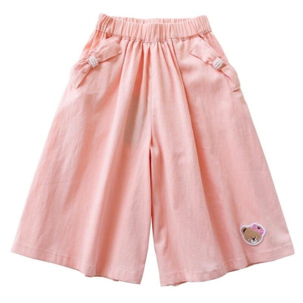 Pantalones cortos para niñas N699 rosa claro 6