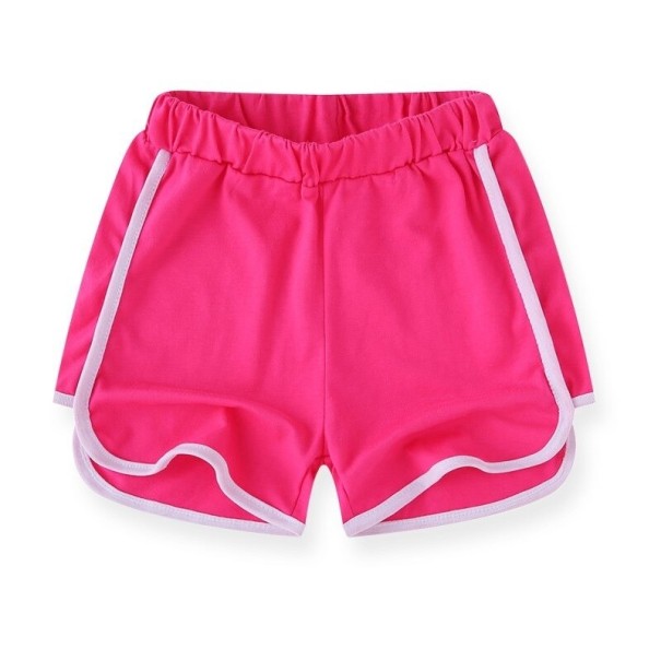 Pantalones cortos para niñas N703 rosa oscuro 7