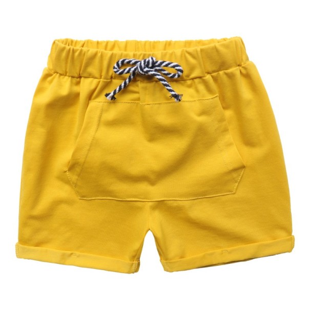Pantalones cortos para niños J1944 amarillo 8